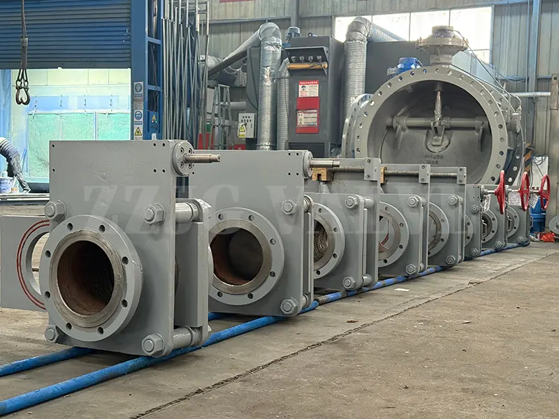 郑州精工快切盲板阀出口到马来西亚石油公司