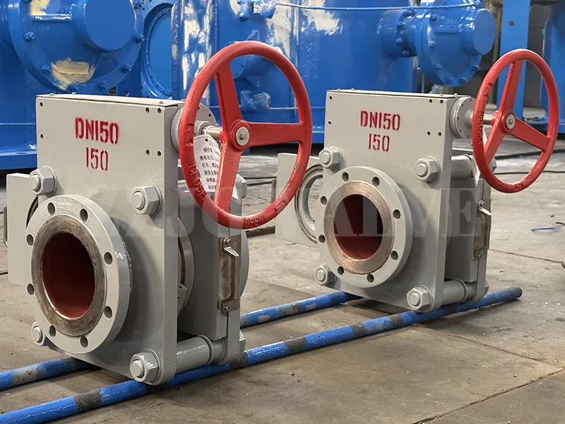 郑州精工快切盲板阀出口到马来西亚石油公司